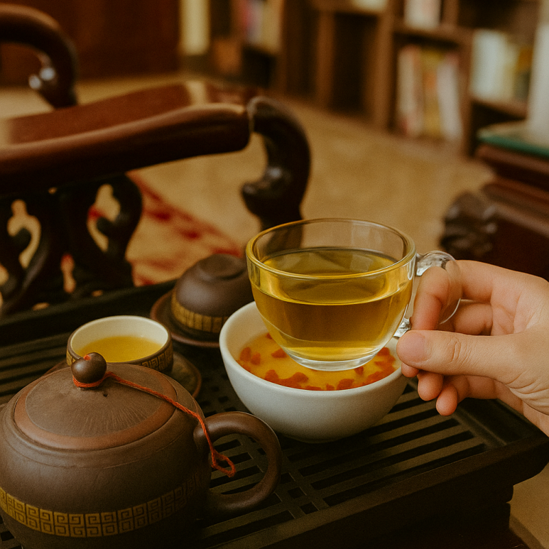 Giữa muôn trùng suy nghĩ tiêu cực vẫn có những khoảnh khắc bình yên như một ngụm trà