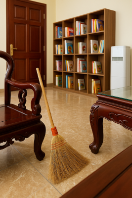 quét dọn nhà mỗi ngày